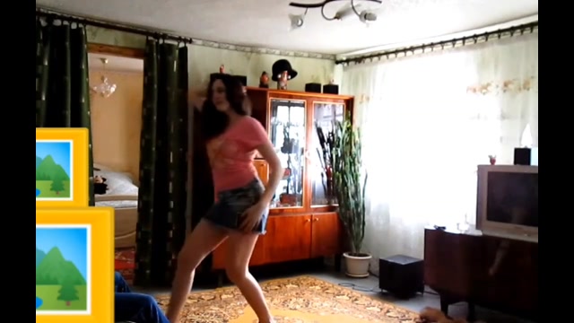 Inna a student from Kharkov dancing striptease